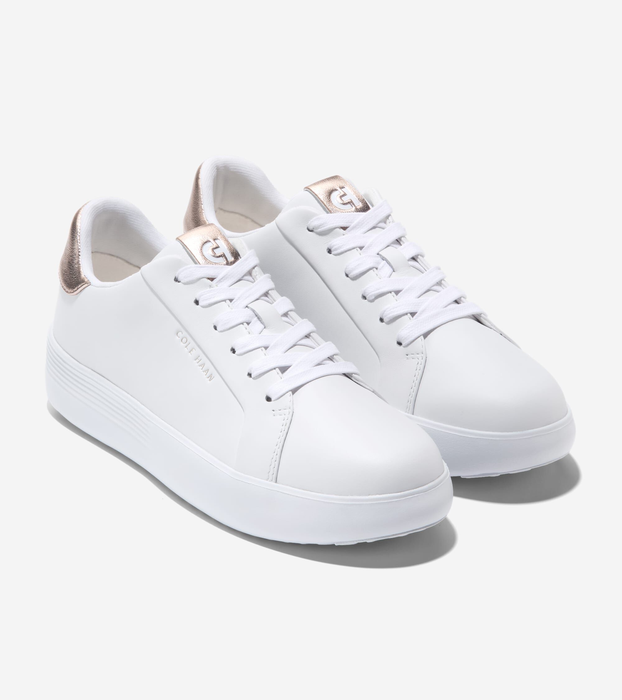Women's Crosscourt Joy Platform Sneakers in White | Cole Haan